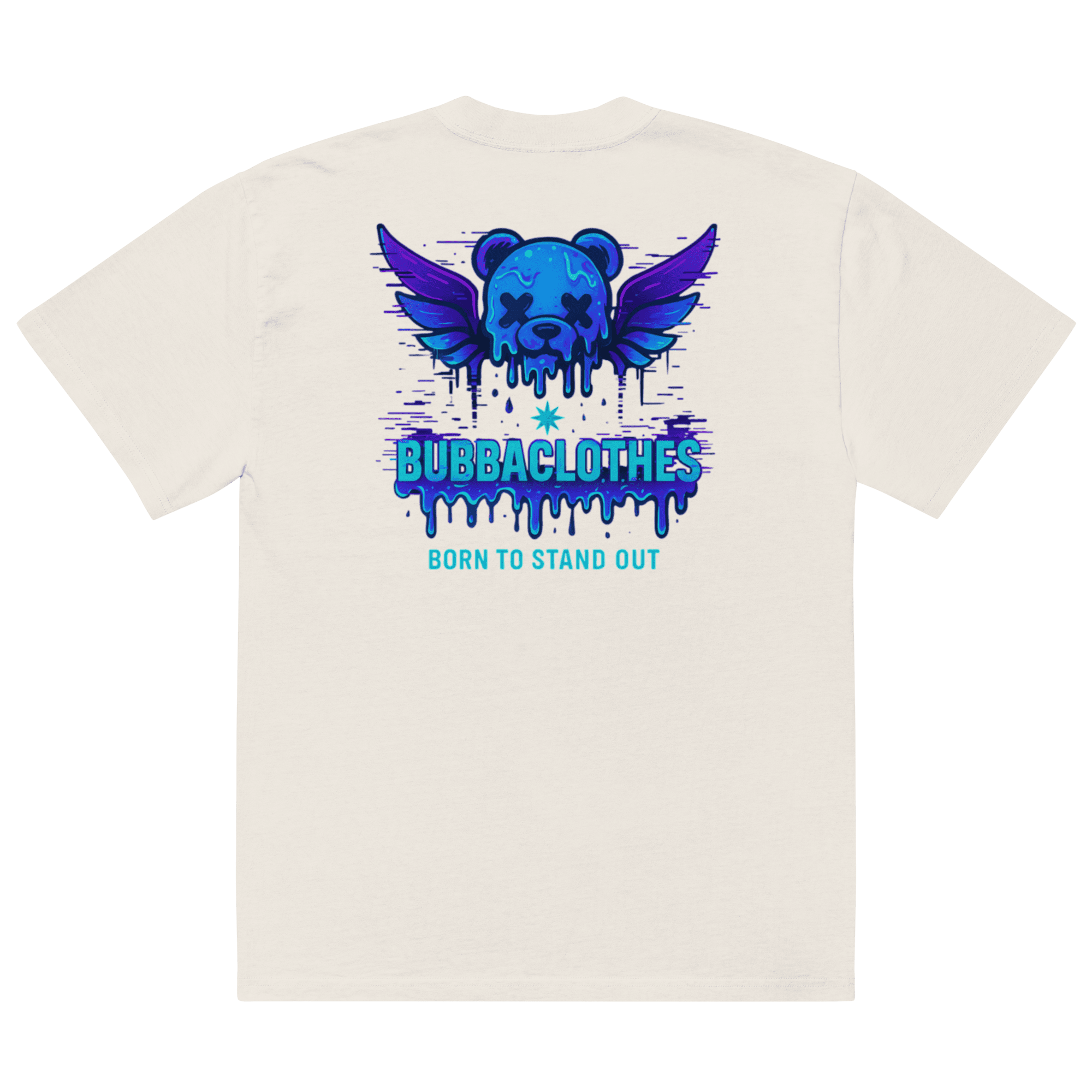 Camiseta Oversize “Born to Stand Out” de BubbaClothes